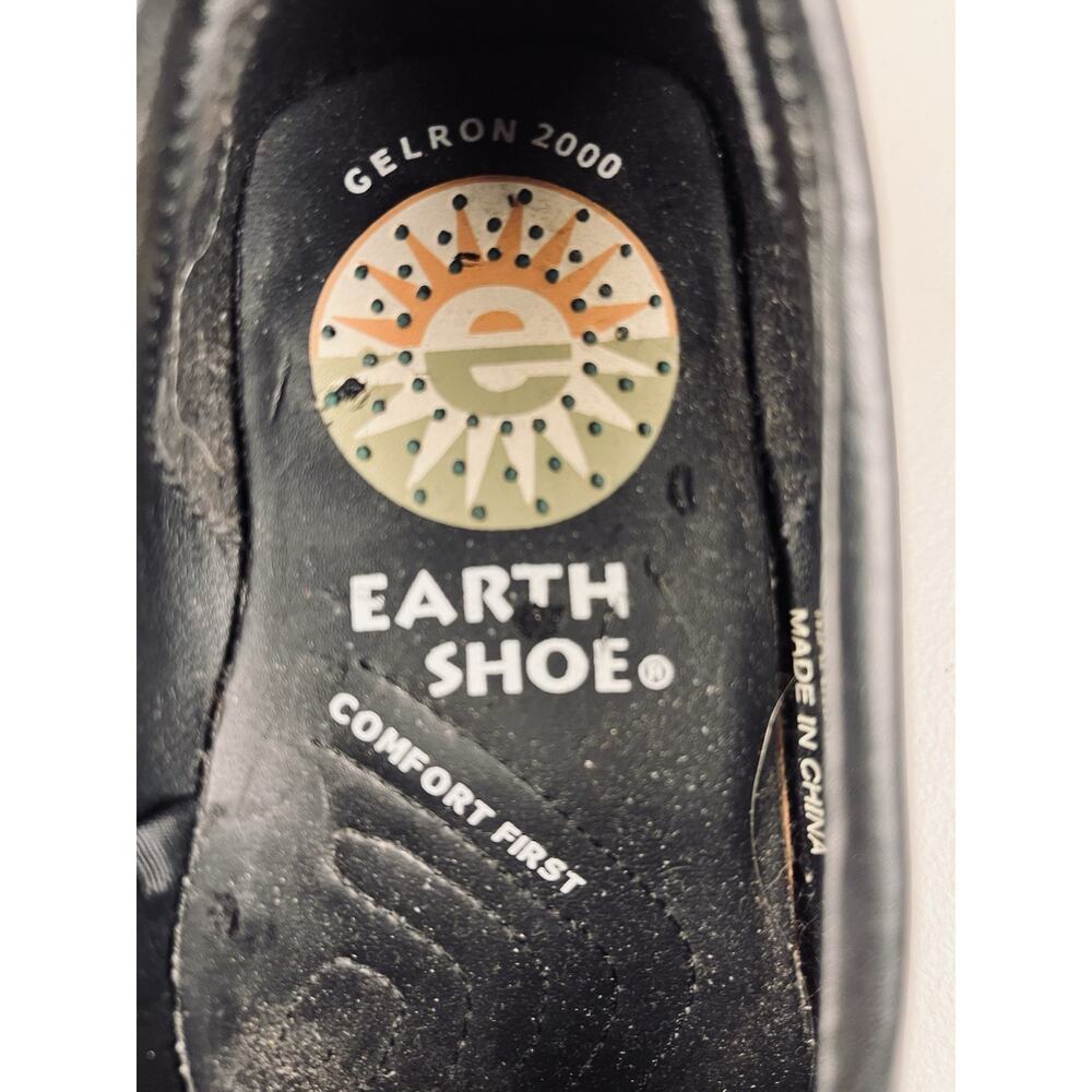 Earth Shoe Gelron 2000 Black Leather Tassel Loafers Comfort First Womens 6.5 - Picture 6 of 7